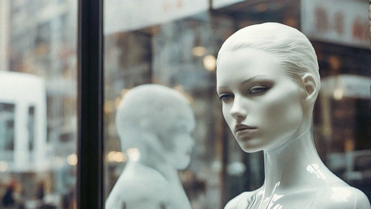 EPHEMERA - mannequin in transparent structure
