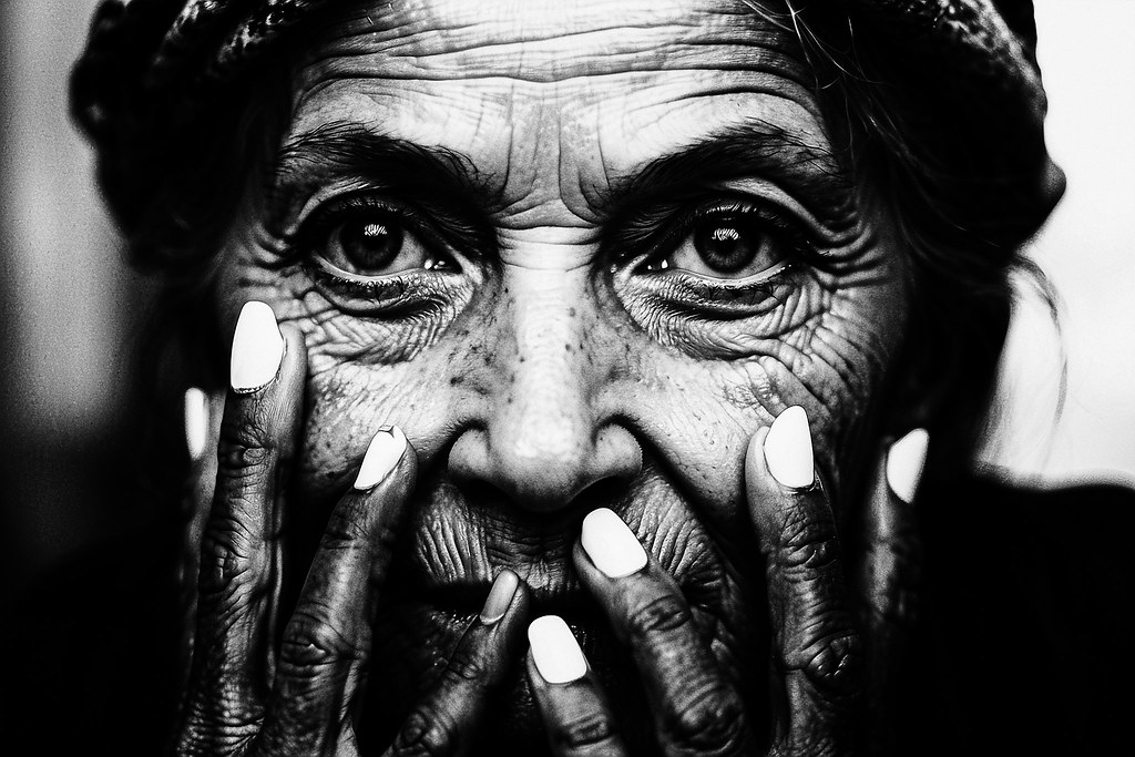 AI-generated portrait, processed in Lightroom, inspired by Anton Corbijn's style