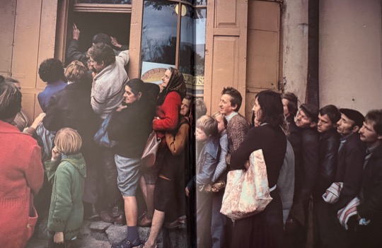 Bruno Barbey and "Portrait of Poland" (1982) - people waiting in line for hours to get into a store
