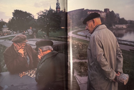 Bruno Barbey and "Portrait of Poland" (1982) - older men playing chess in Cracow