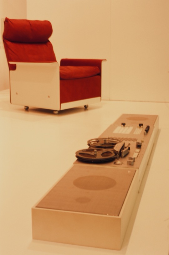 Braun Stereo System and Vitsoe 620 armchair
