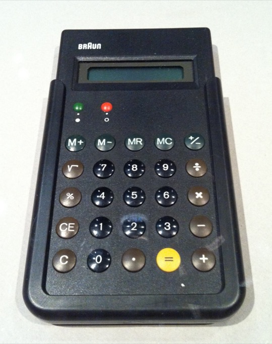 Braun ET66 calculator by Rams and Lubs