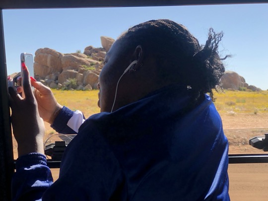 Capturing the Namibian desert through a phone camera