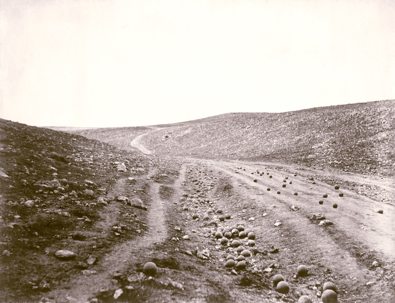 Valley of the Shadow of Death by Roger Fenton